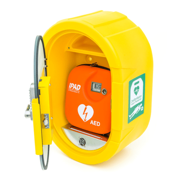DefibSafe 2, External AED Cabinet with Lock