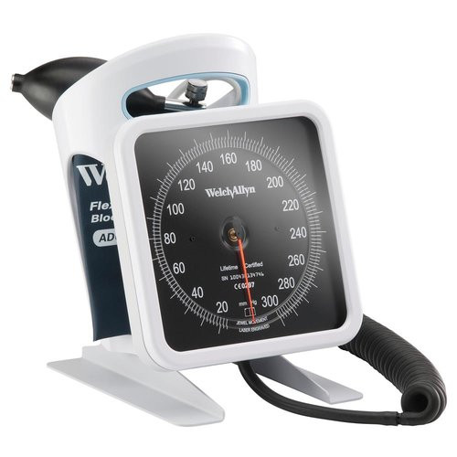 Welch Allyn 767 Aneroid Sphygmomanometer (Desk or Wall Mounted) w/ Cuff Basket